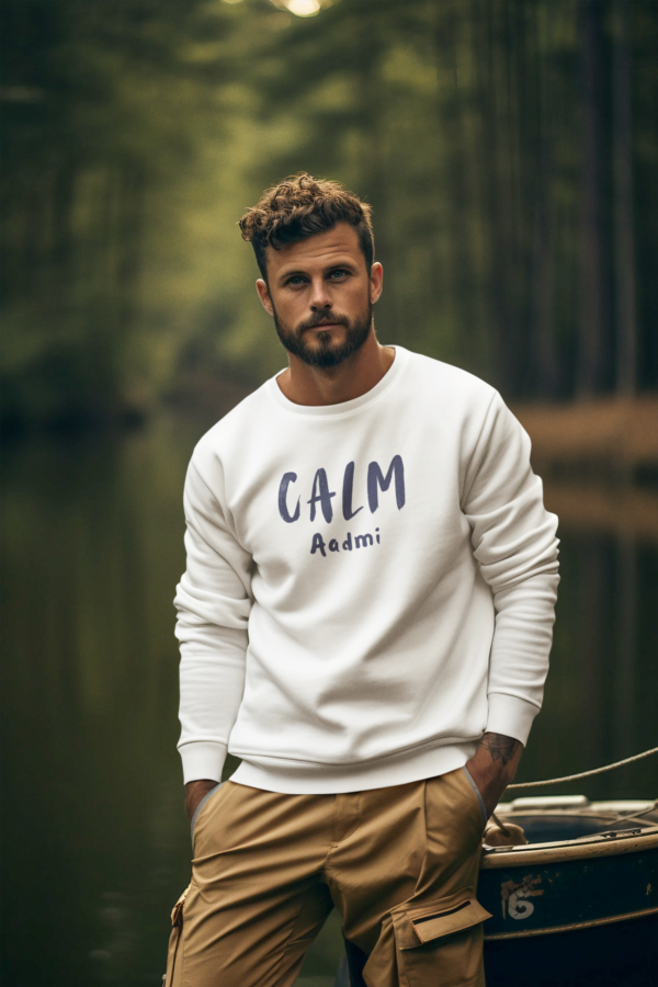 Heavyweight Oversized Sweatshirt Calm Aadmi