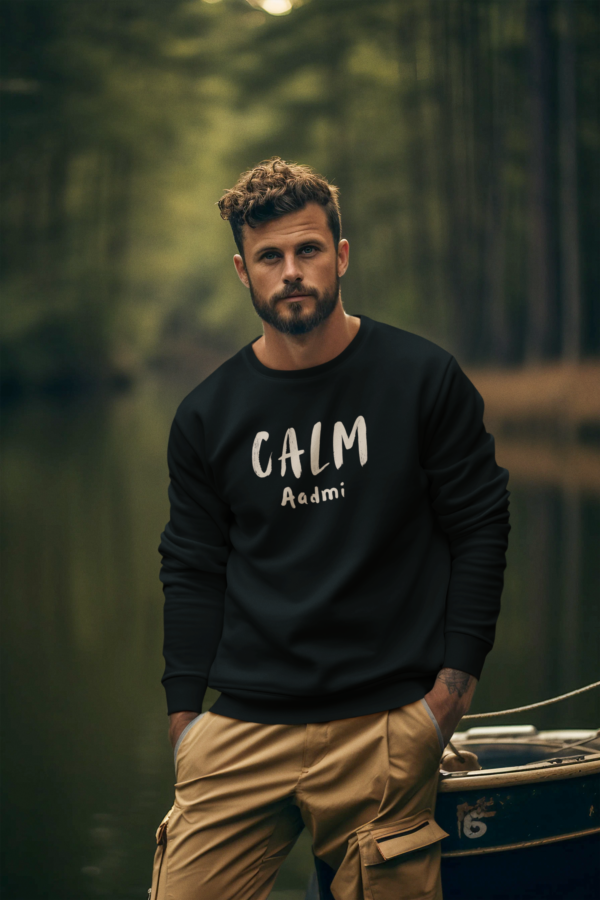 Heavyweight Oversized Sweatshirt Calm Aadmi